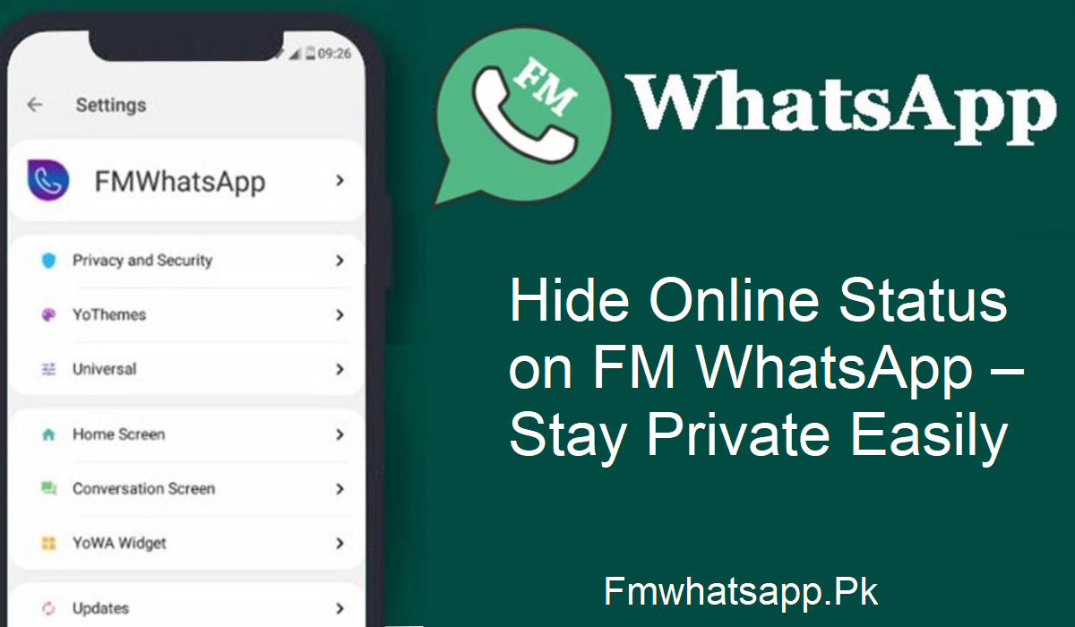 FM WhatsApp Privacy Settings